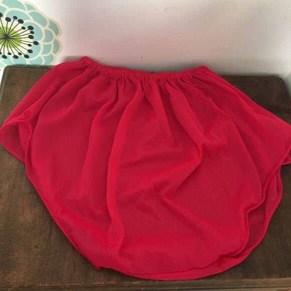 Vintage Hot Pink Babydoll Nightie Set, 1960s Fuchsia Chiffon & Black Lace, Sz S - Picture 6 of 10